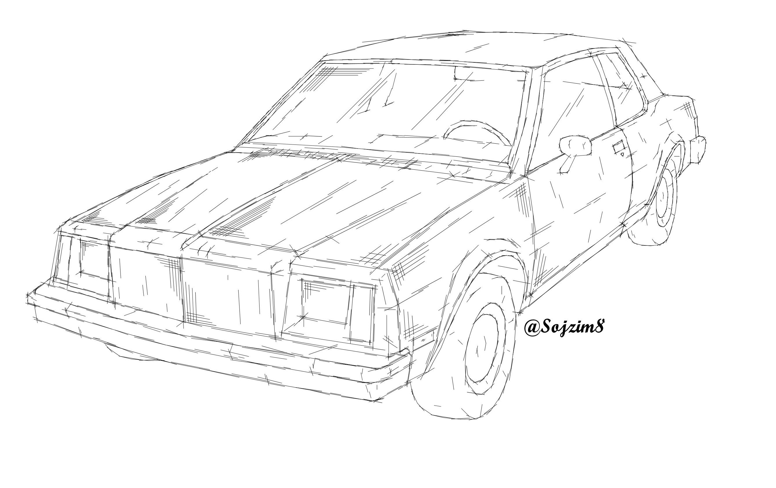 Buick Drawing Sketch