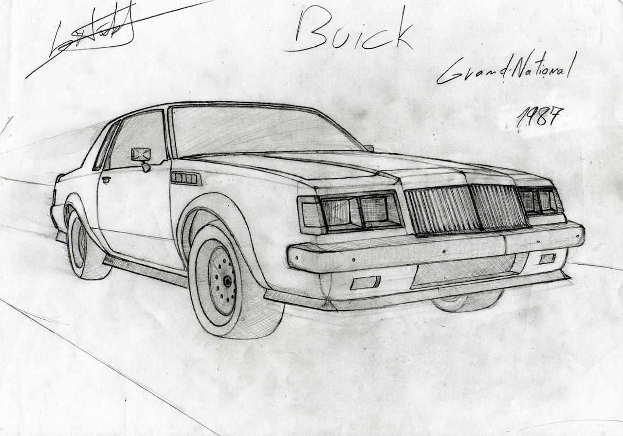 Buick Grand National Drawing Beautiful Image