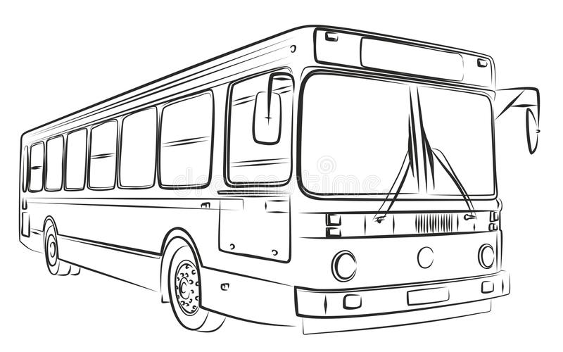 Bus Drawing Beautiful Image