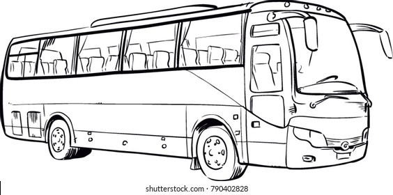 Bus Drawing Pics
