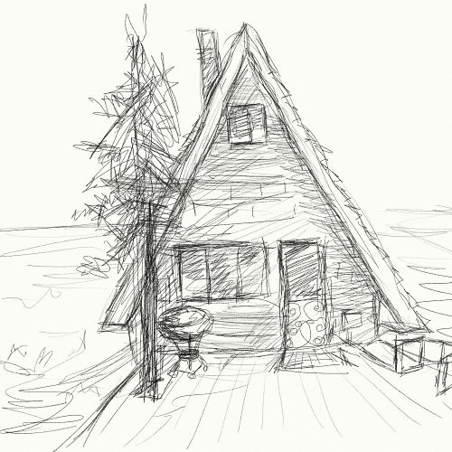 Cabin Best Drawing