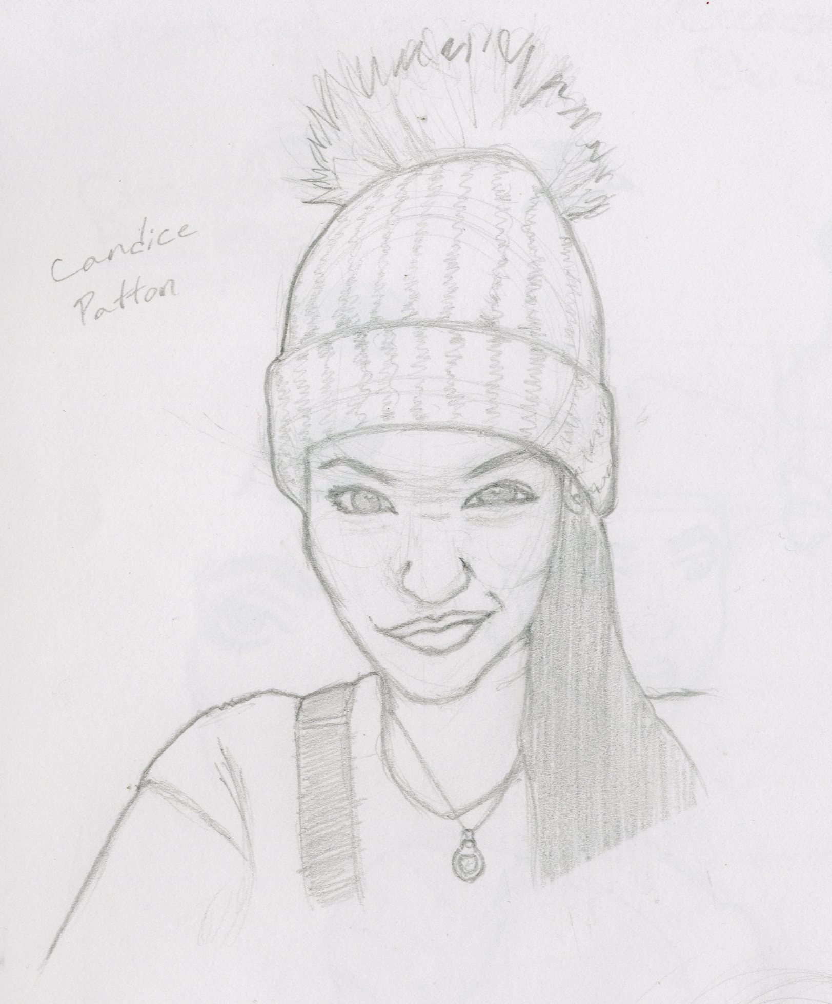 Candice Patton Drawing Realistic