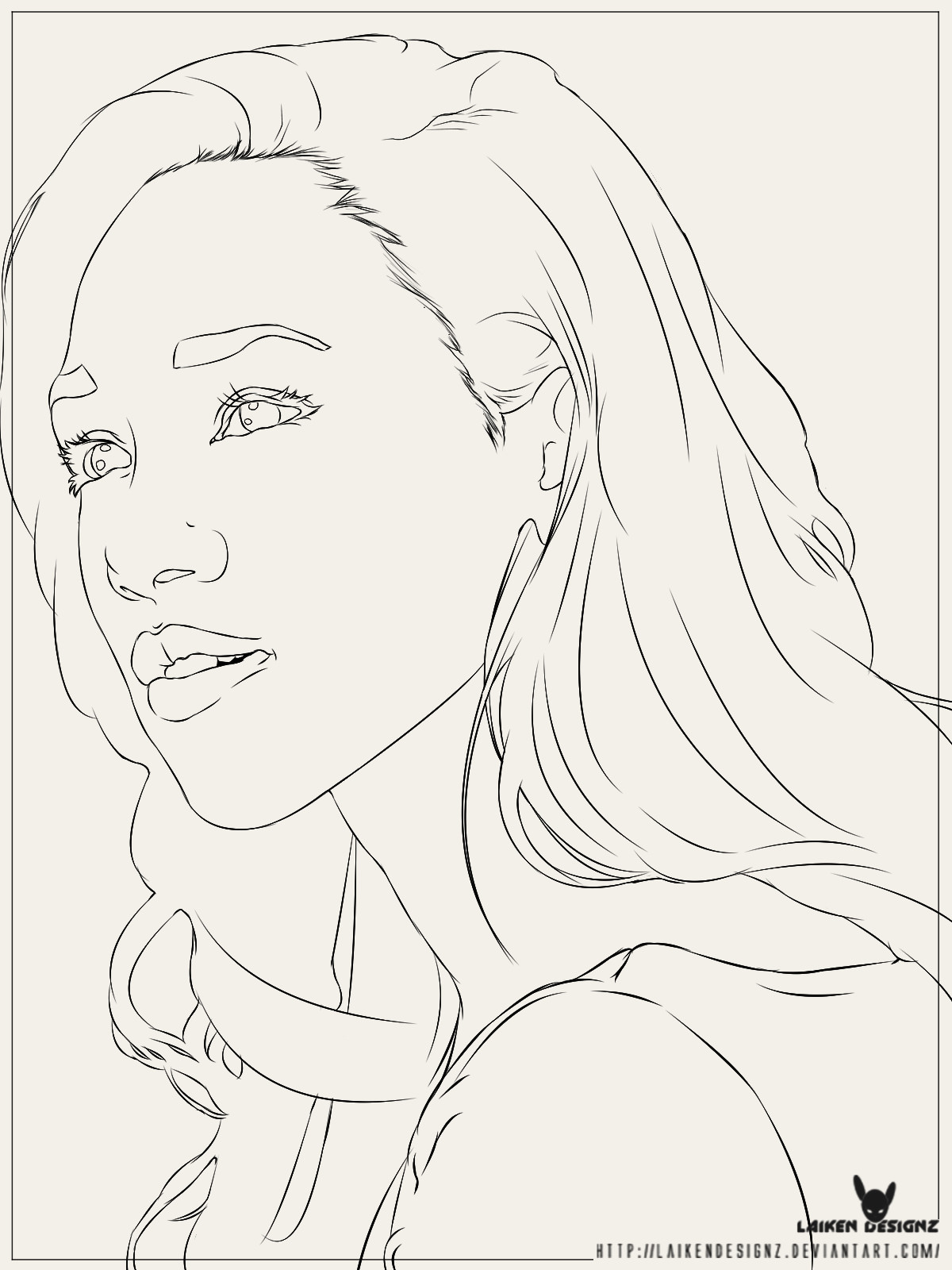 Candice Patton Drawing Sketch