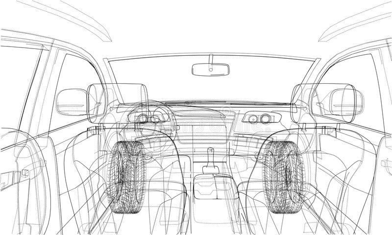 Car Engineering Drawing Pic