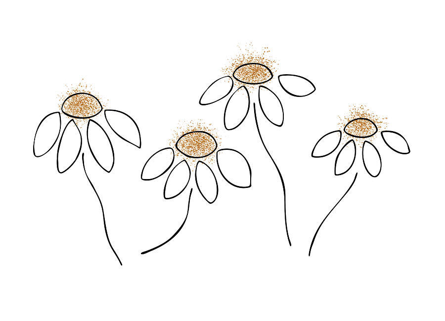 Chamomile Drawing Art