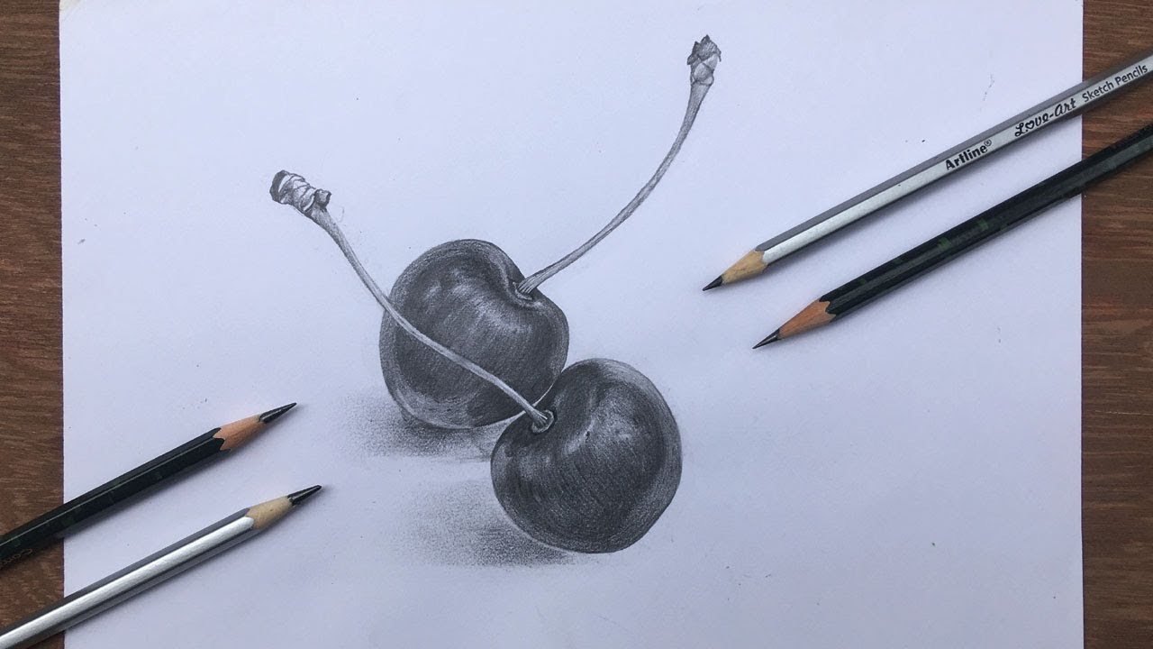 Cherry Drawing Art