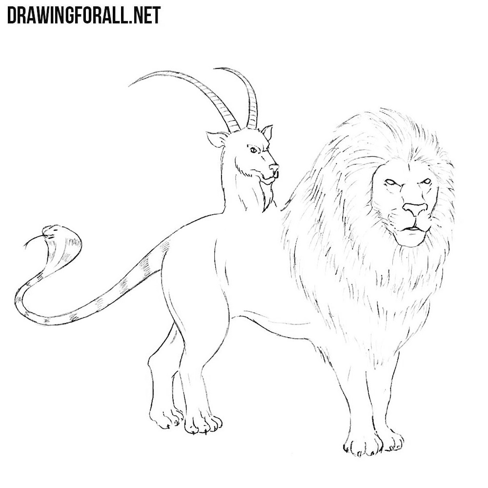 Chimeras Drawing Realistic