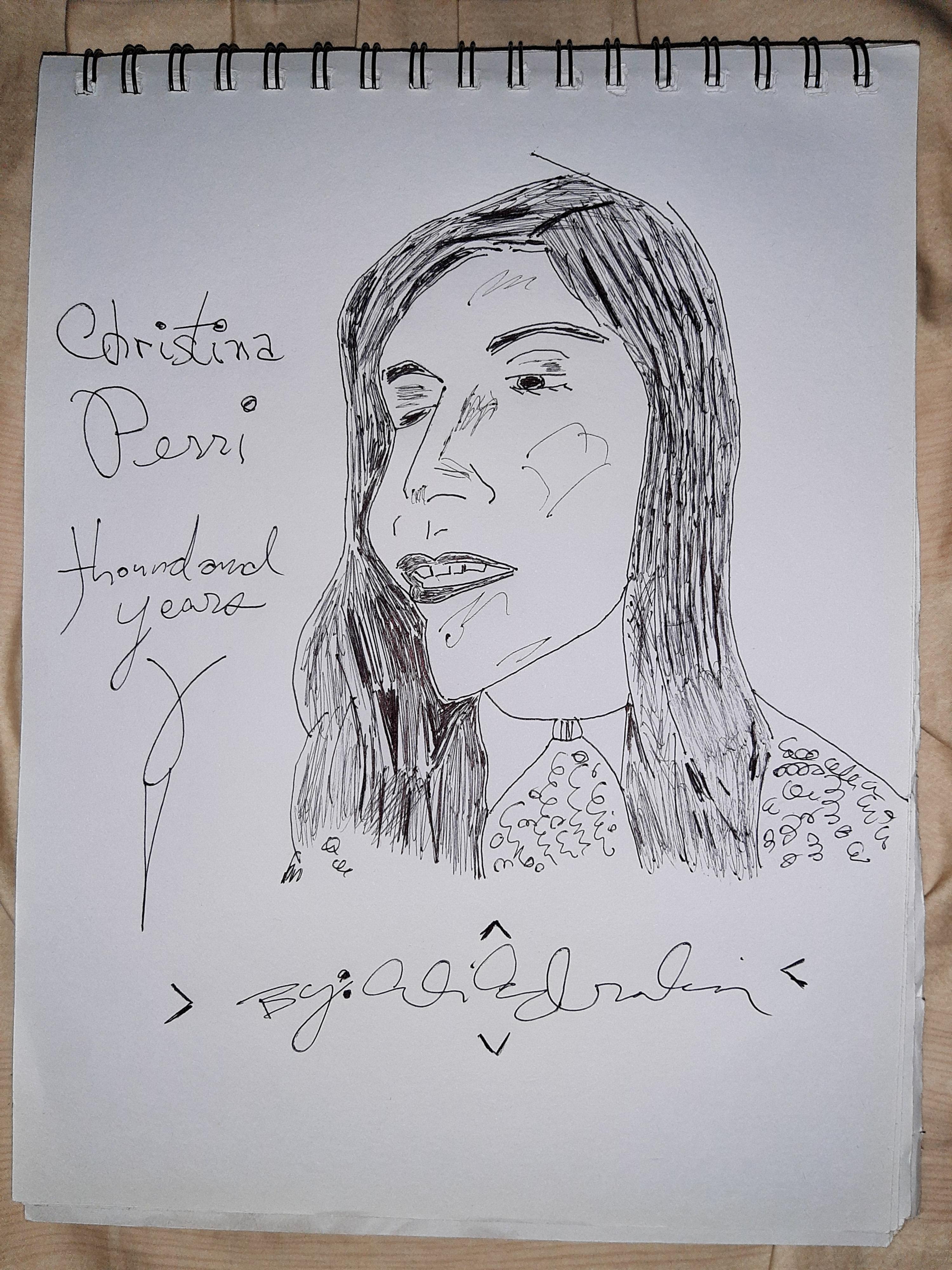 Christina Perri Art Drawing