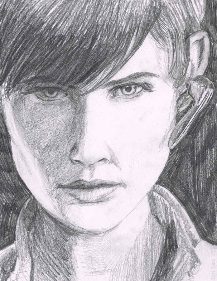 Cobie Smulders Drawing Amazing