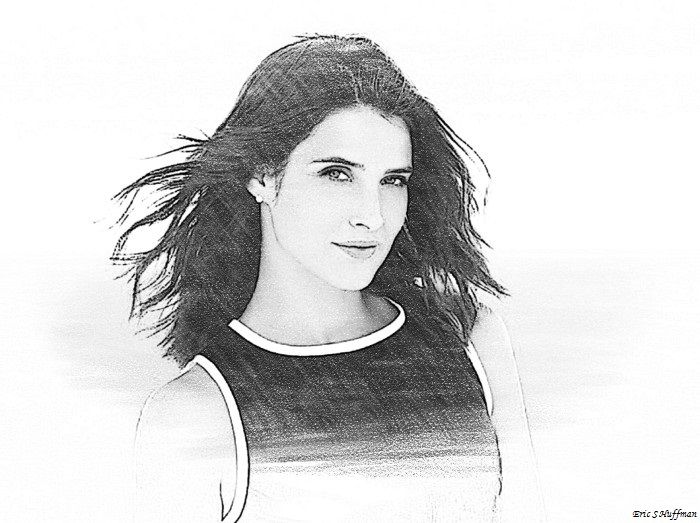 Cobie Smulders Drawing Photo