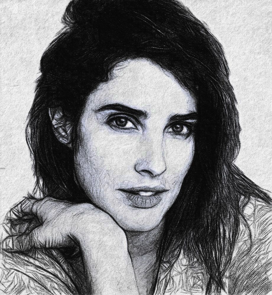 Cobie Smulders Drawing Picture