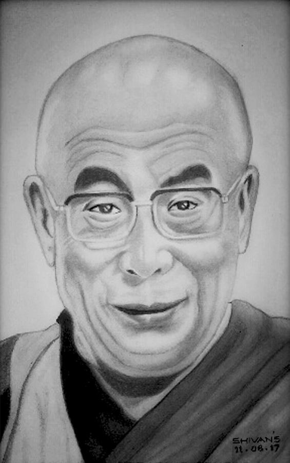 Dalai Lama Best Drawing