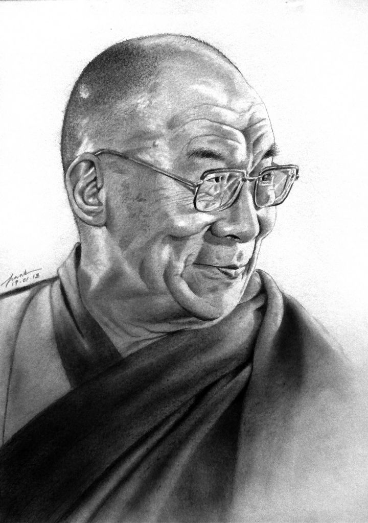 Dalai Lama Drawing Image