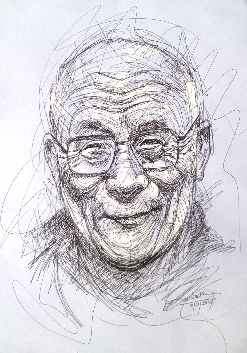 Dalai Lama Drawing Photo