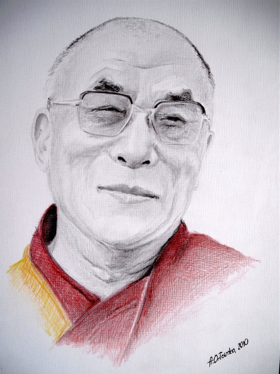 Dalai Lama Drawing Pics