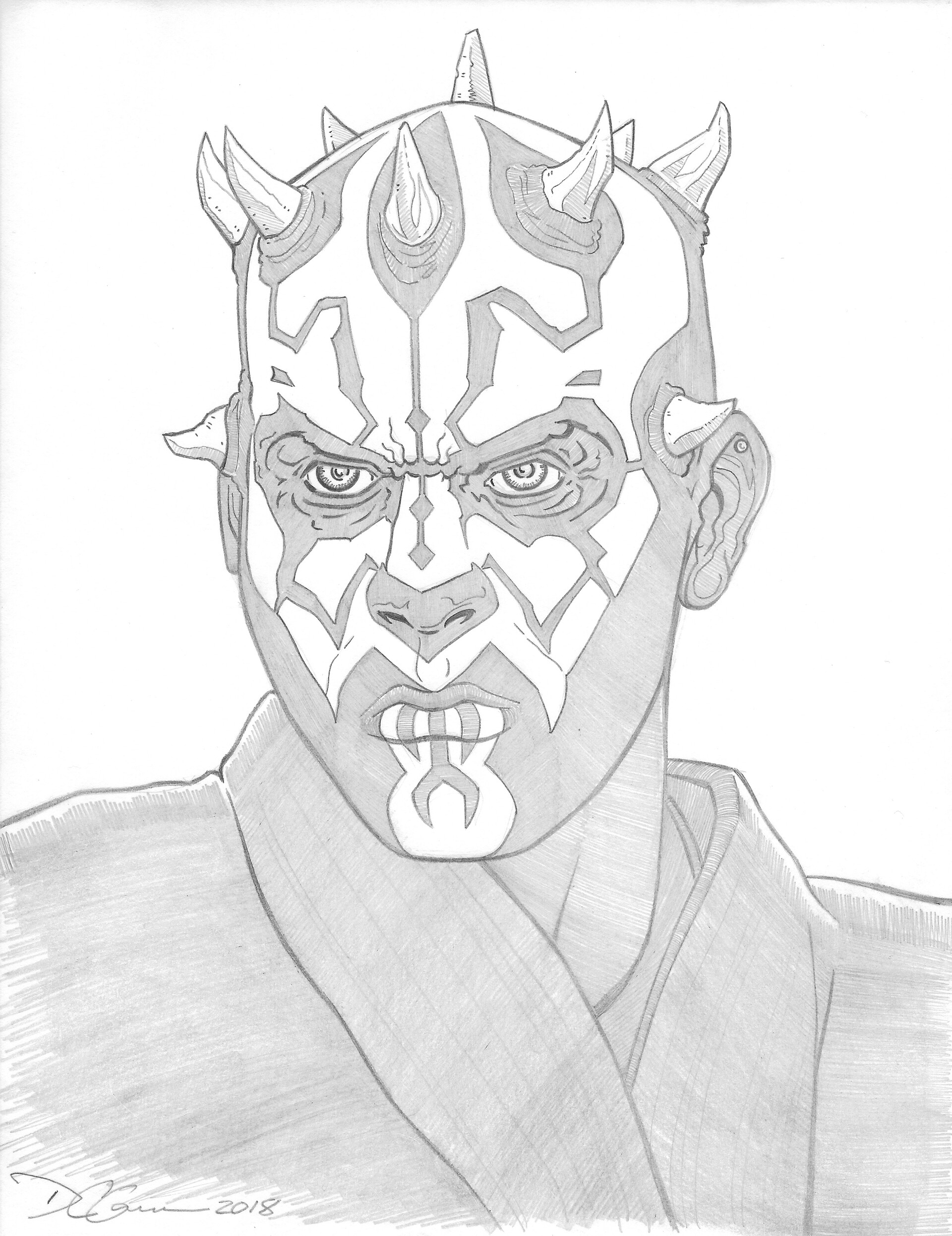 Darth Maul Drawing Art