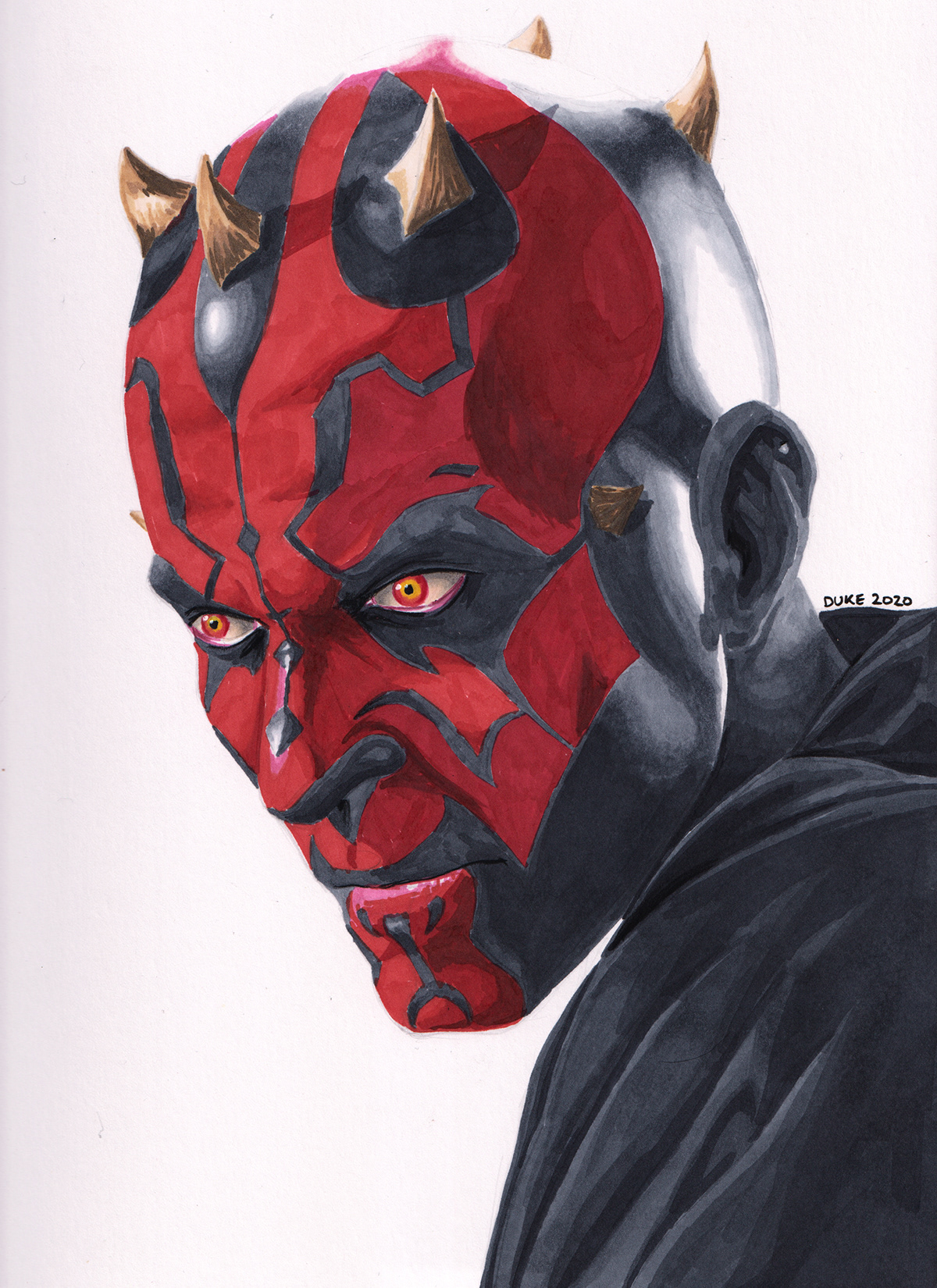 Darth Maul Drawing Realistic