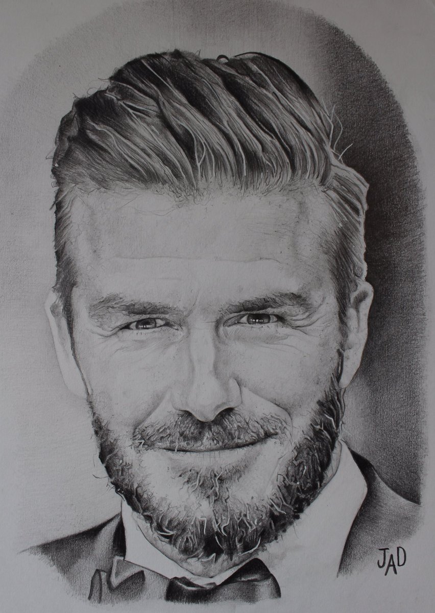 David Beckham Drawing Amazing