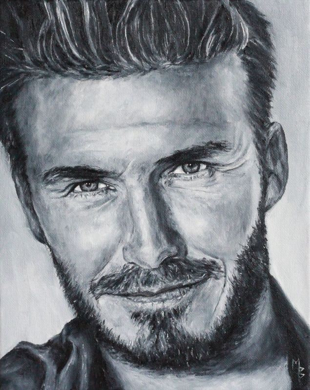 David Beckham Drawing Beautiful Art