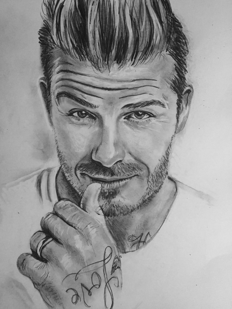 David Beckham Drawing Photos