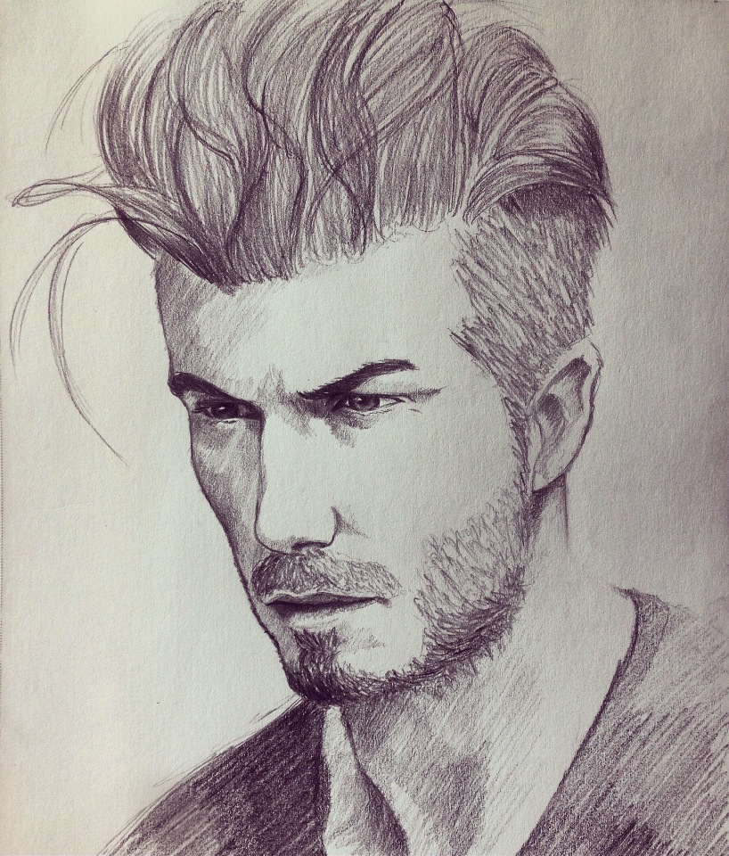 David Beckham Drawing Pic