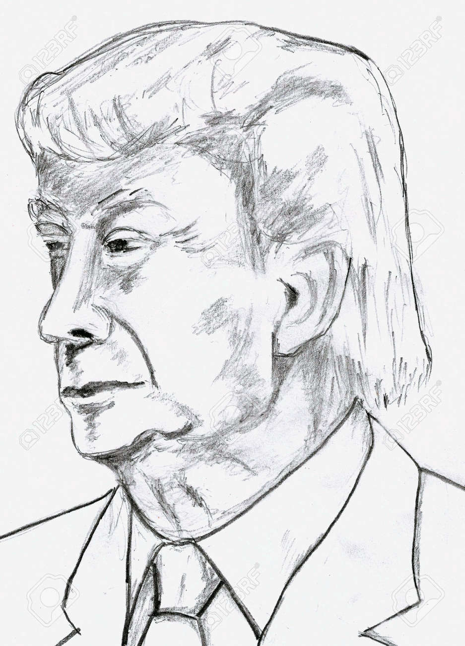 Donald Trump Drawing Photo