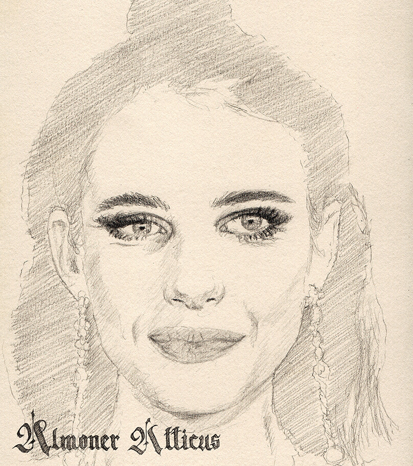 Emma Roberts Drawing Images
