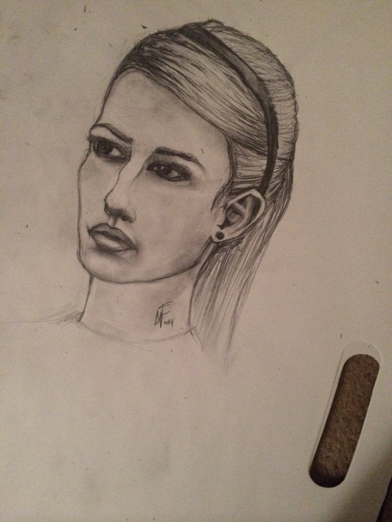 Emma Roberts Drawing
