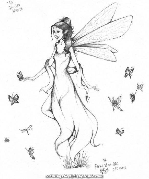 Fairy Drawing High-Quality