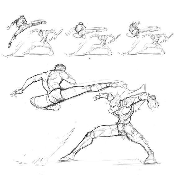 Figure Action Poses Drawing Pics