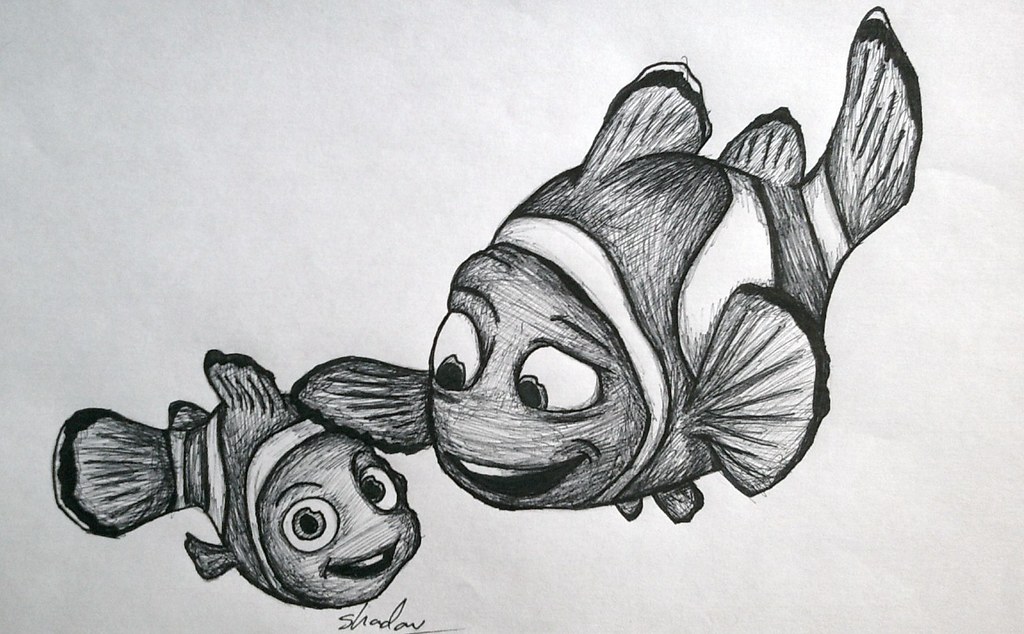 Finding Nemo Drawing Beautiful Art