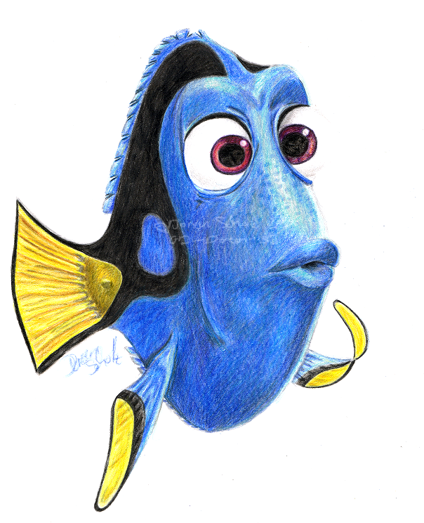 Finding Nemo Drawing High-Quality
