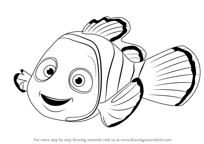 Finding Nemo Drawing Sketch