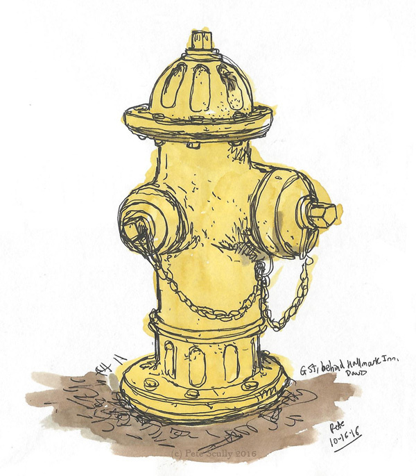 Fire Hydrant Drawing Pics