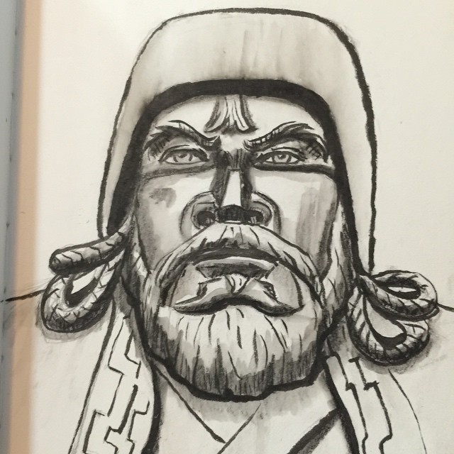 Genghis Khan Best Drawing