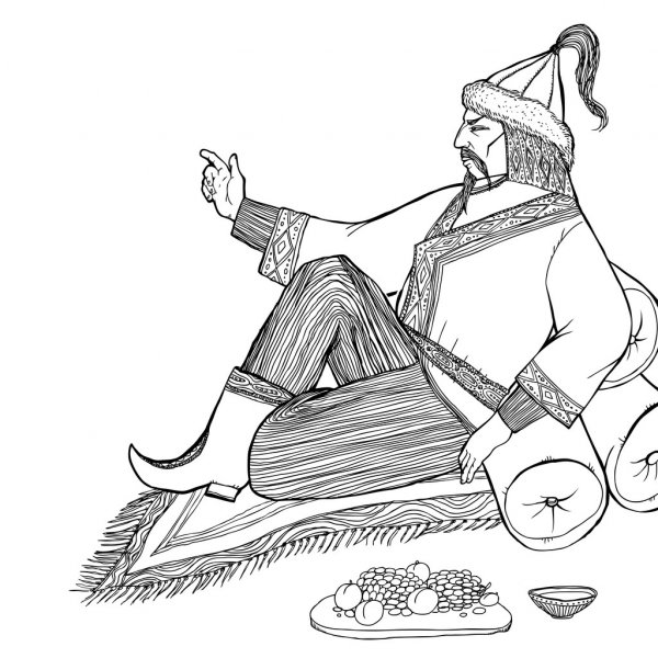 Genghis Khan Drawing Image