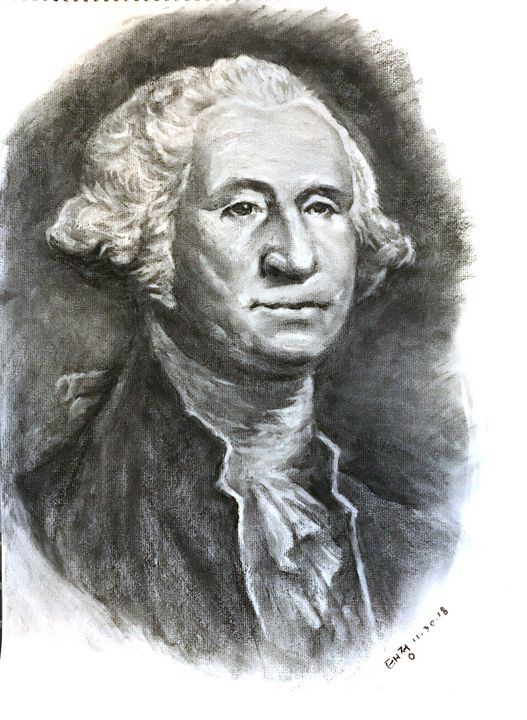 George Washington Drawing Beautiful Art