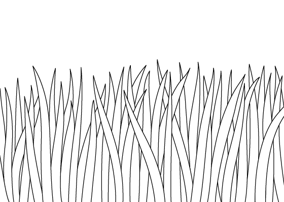 Grass Drawing Art
