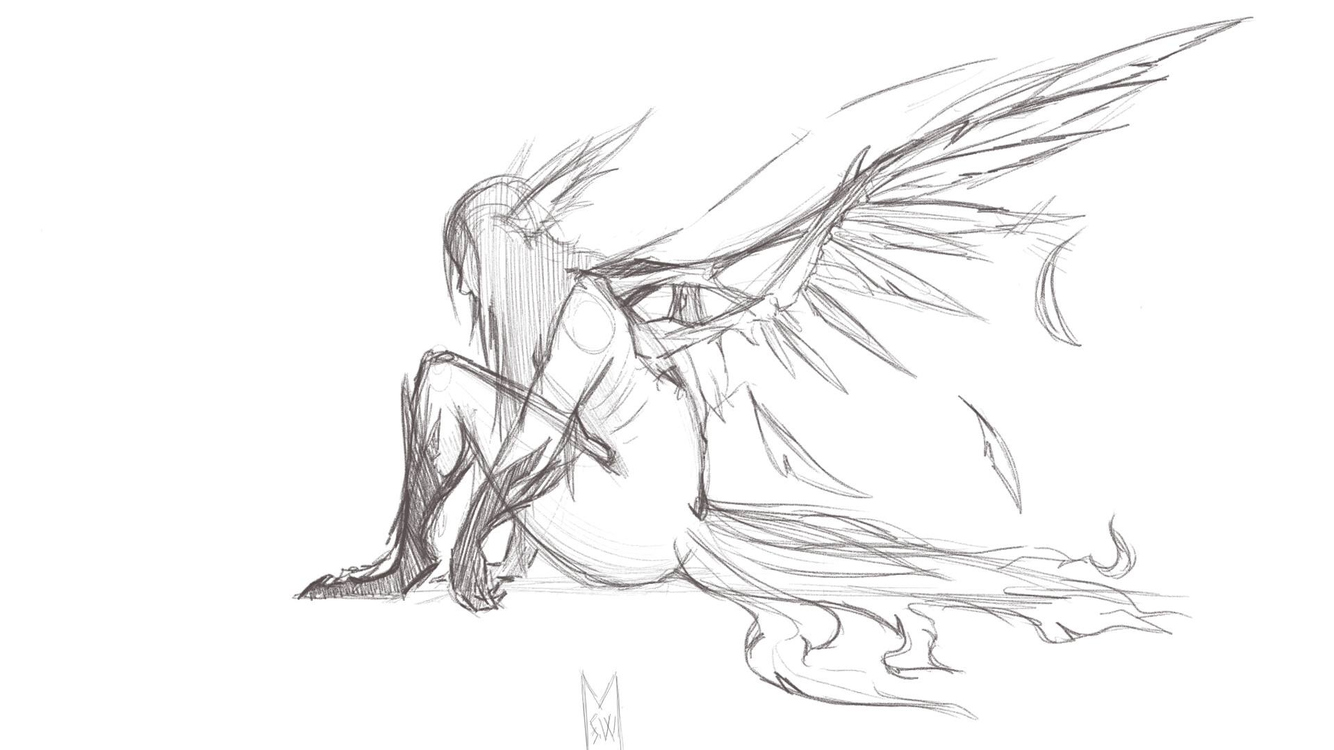Harpy Drawing Picture