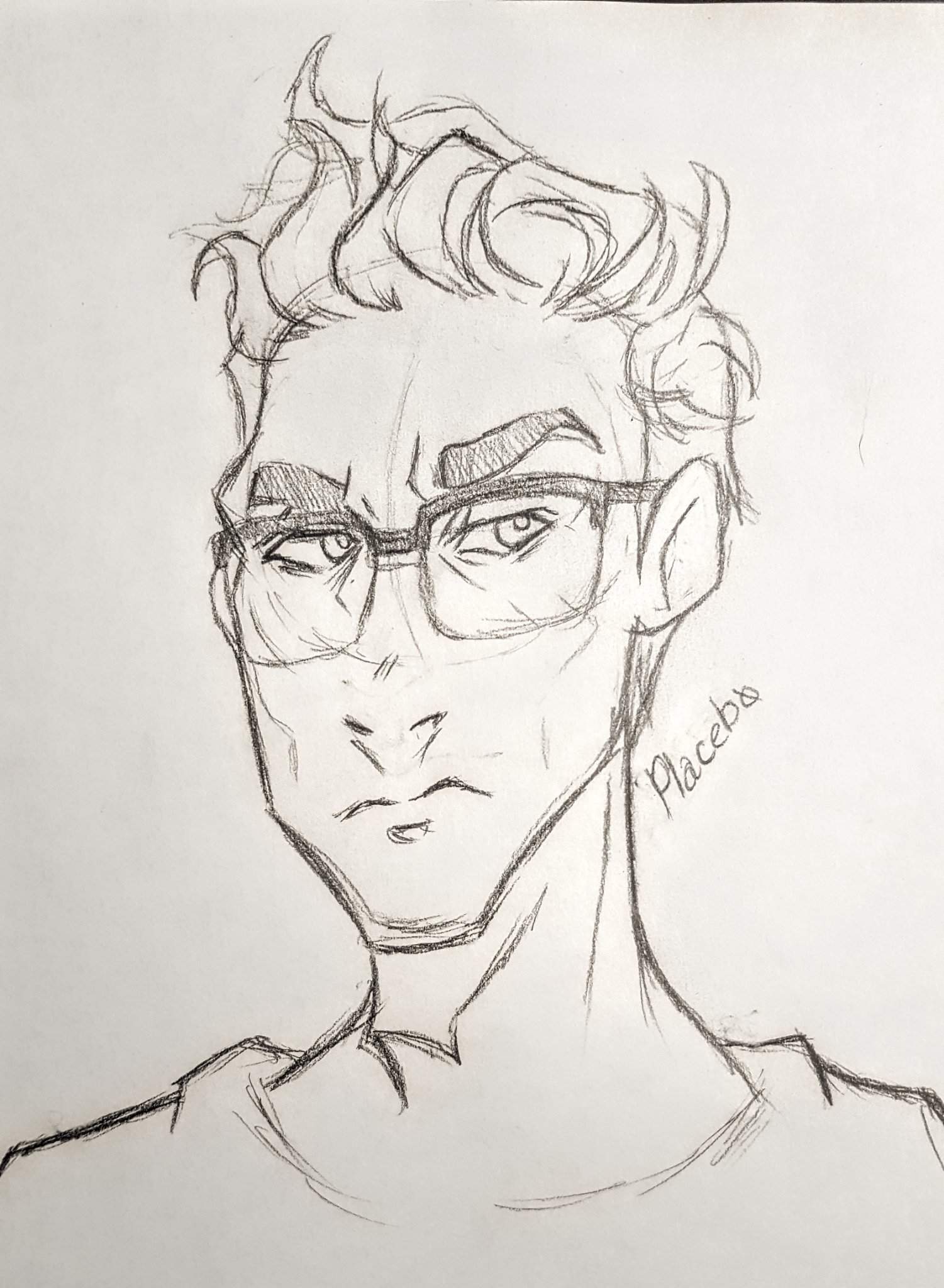 Harrison Wells Drawing Picture