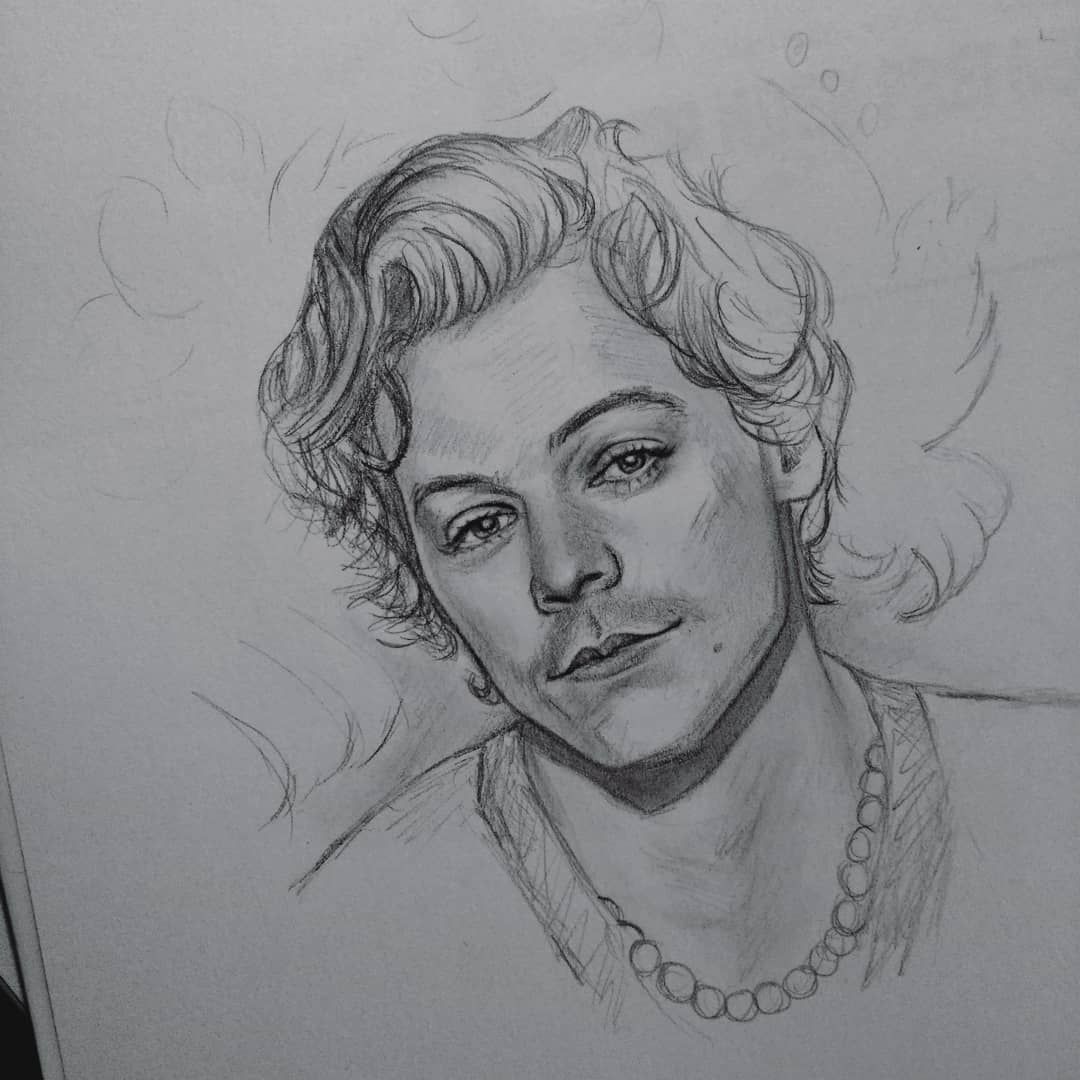 Harry Styles Drawing Amazing