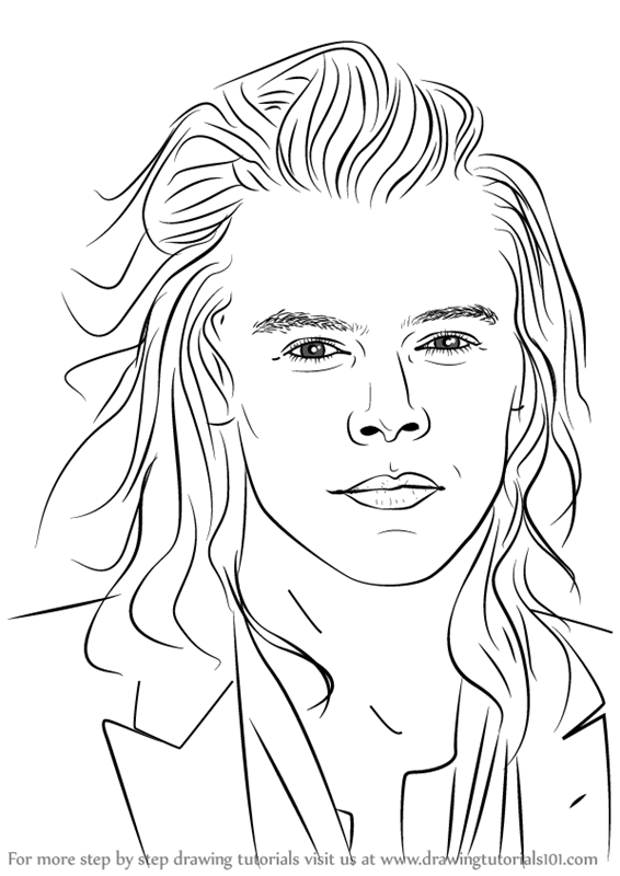 Harry Styles Drawing Art