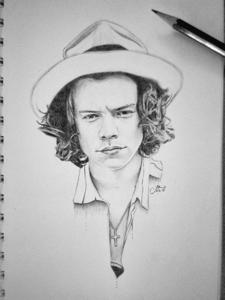 Harry Styles Drawing Beautiful Image