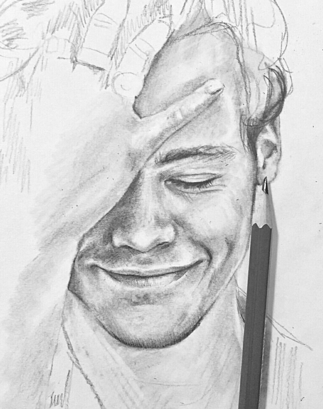Harry Styles Drawing High-Quality