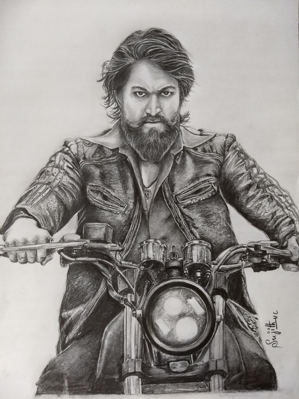 Buy Hero Pencil Drawing Online In India  Etsy India