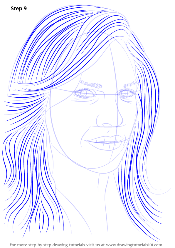 Hilary Swank Drawing Pic