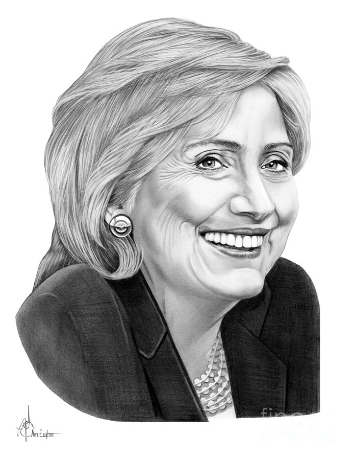 Hillary Clinton Art Drawing