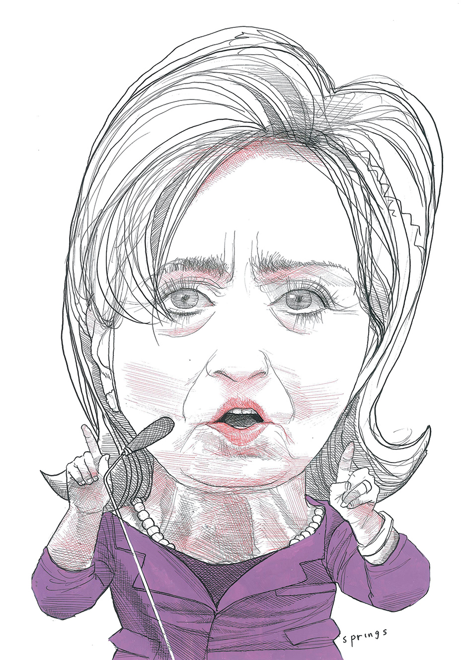 Hillary Clinton Drawing Pic