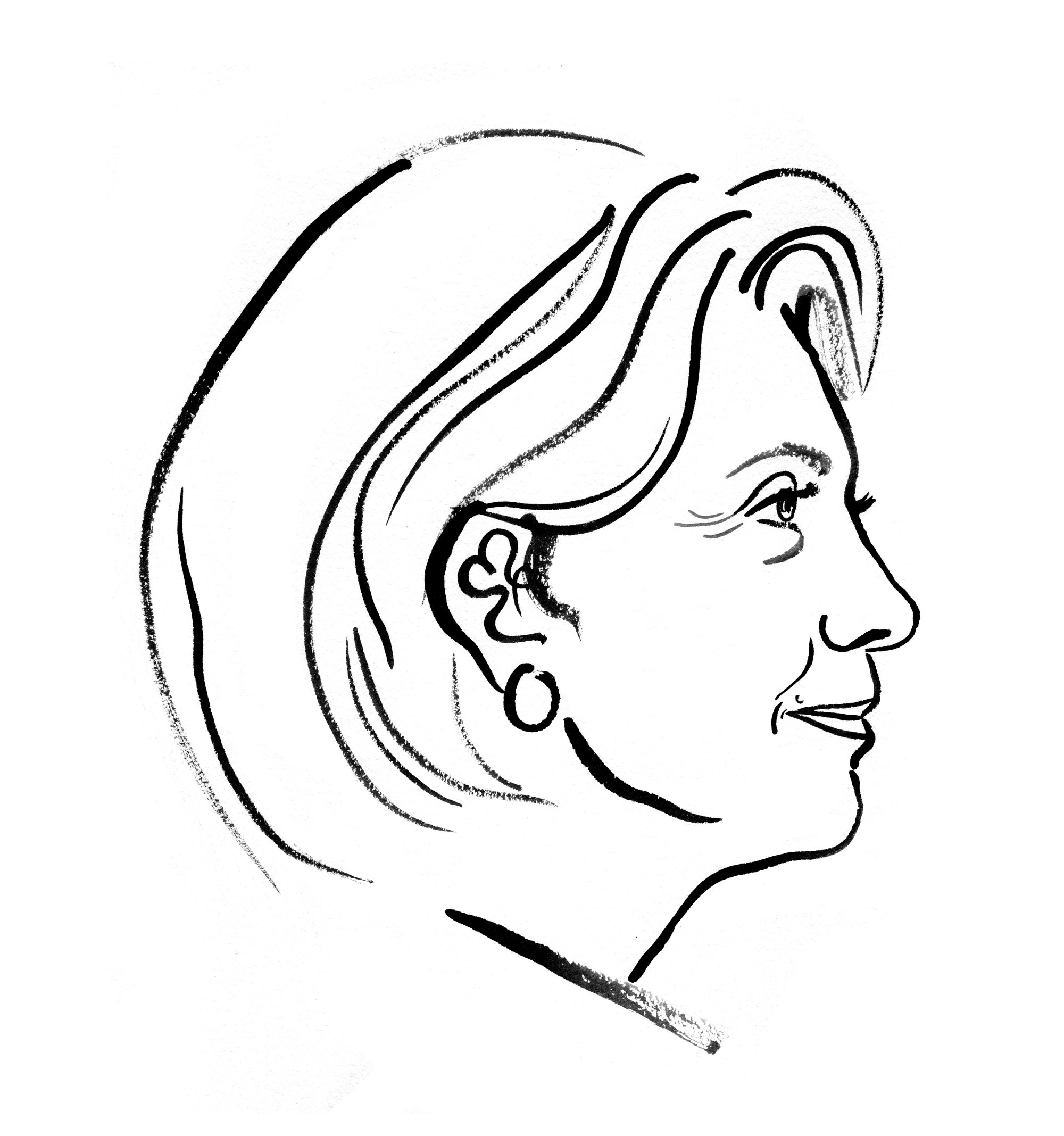 Hillary Clinton Drawing Realistic