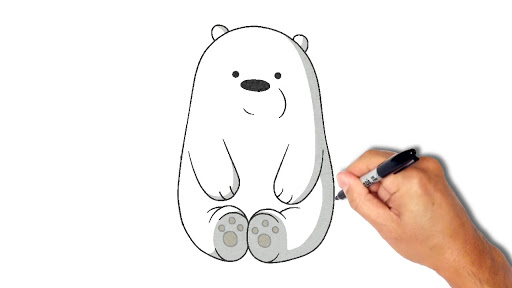 Ice Bear Drawing Art